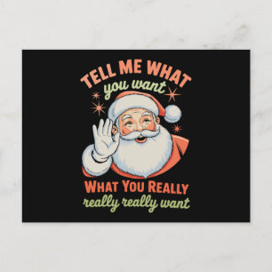 Sag mir, was du wirklich zu Weihnachten willst 