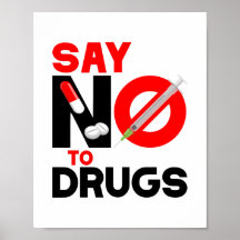 Sag NEIN zu Drogen | Poster zur Drogenmissbrauchsp