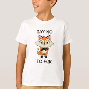 Sag nein zu Fur - Sad Fox T-Shirt
