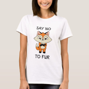 Sag nein zu Fur - Sad Fox T-Shirt