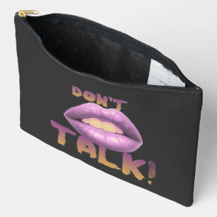 Sag Nicht Grafik-Tasche Zubehörtasche