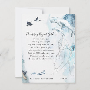 Sag nicht Junge oder Mädchen   Baby Showspiel