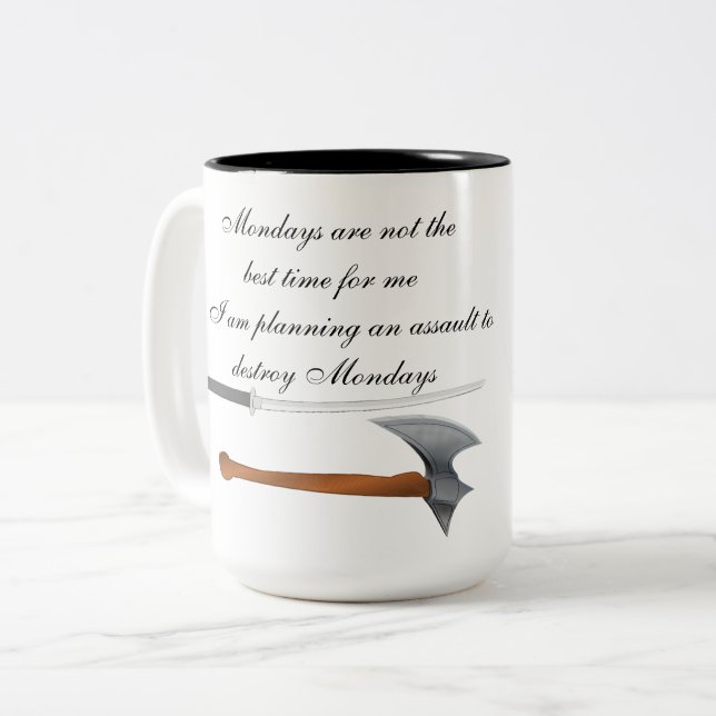 Sag NO zur Tasse am Montag (Vorderseite Links)