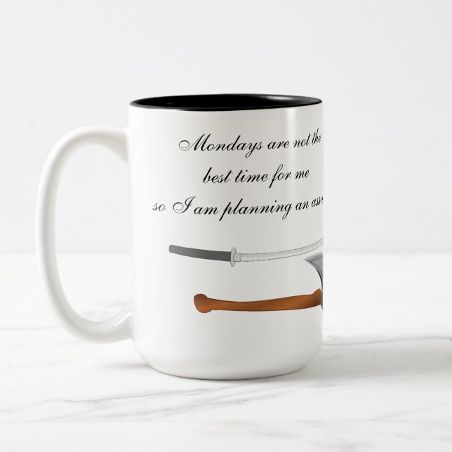 Sag NO zur Tasse am Montag (Links)