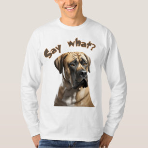"Sag was?" Boerboel Portrait T - Shirt