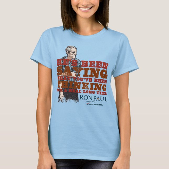 Sag, was du denkst Shirt (Vorderseite)