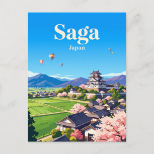Saga Japan Postkarte