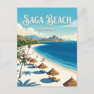 Saga Strand Burundi Postkarte