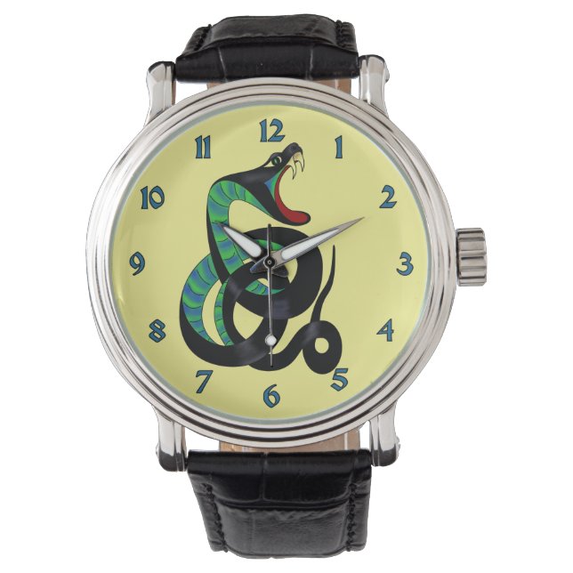 Sagacious Serpent Armbanduhr (Vorderseite)