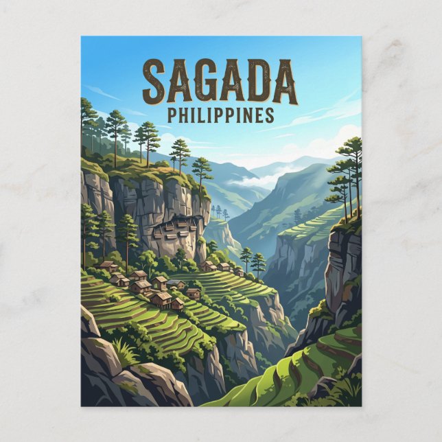 Sagada Philippinen Postkarte (Vorderseite)