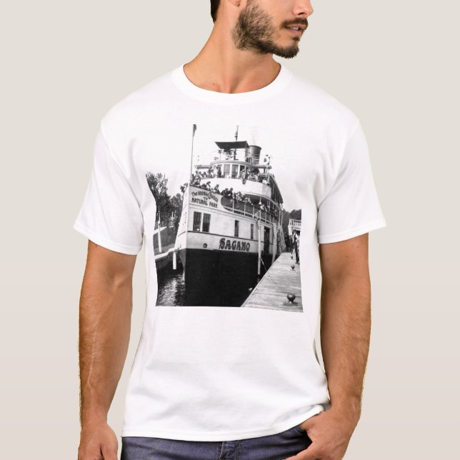 Sagamo an Hafen Carling Fotokarte T-Shirt (Vorderseite)