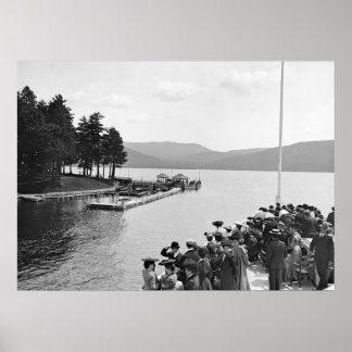 Sagamore Dock, George Lake: 1904 Poster