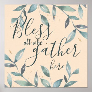 Sage allen, die sich hier versammeln poster