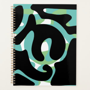 Sage Black Light Aquamarin Moderne Moderne Moderne Planer