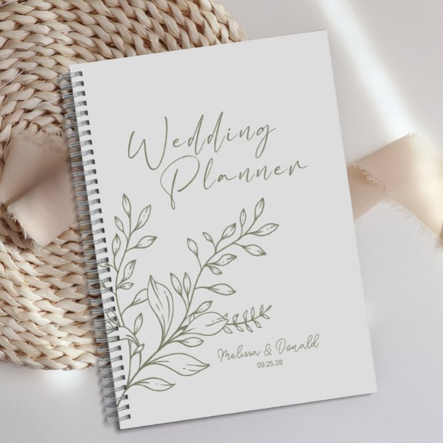 Sage Blume Boho Wedding Planer (Von Creator hochgeladen)