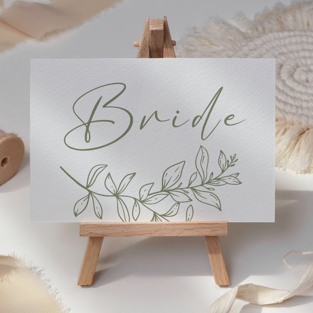 Sage Boho Blume Wedding Reservierte Platzkarte (Von Creator hochgeladen)