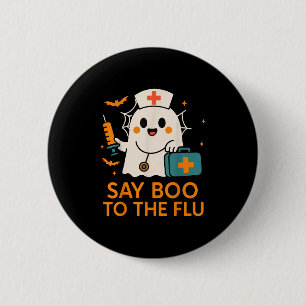 Sage Boo zu dem grippeähnlichen Halloween-Impfstof Button