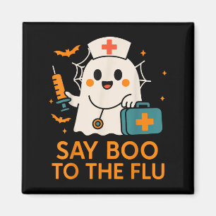 Sage Boo zu dem grippeähnlichen Halloween-Impfstof Magnet