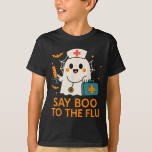 Sage Boo zu dem grippeähnlichen Halloween-Impfstof T-Shirt