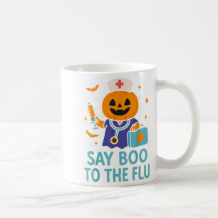 Sage Boo zu einem grippeähnlichen Halloween-Impfkü Kaffeetasse