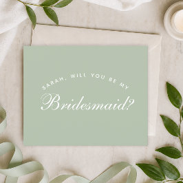 Sage Bridesmaid Vorschlag für das Budget Grünes Sk