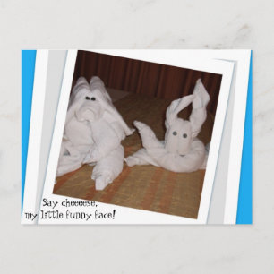 Sage Cheeeseee mein kleines lustiges Gesicht! Postkarte