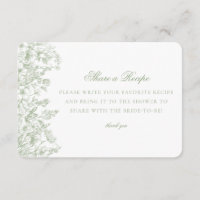 Sage Chinoiserie Blumenkohl Rodelbahn Einladung