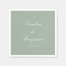 Sage Classic Schrift Elegante Hochzeit Benutzerdef