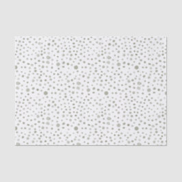 Sage Confetti Wasserfarbe Dots Papiertücher Seidenpapier