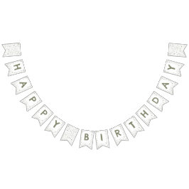 Sage Confetti Wasserfarben Punkte Jagdflagge Wimpelkette