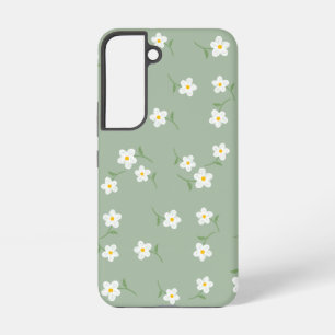 Sage Daisy-Handyhülle Elegante botanische Blumen Samsung Galaxy Hülle