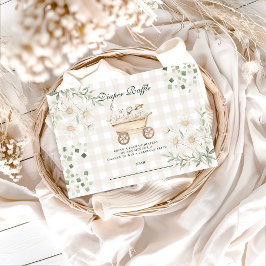 Sage Daisy Silly Goose Diapper Raffle Begleitkarte