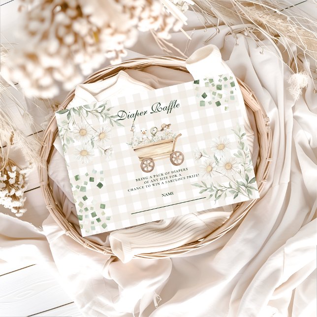 Sage Daisy Silly Goose Diapper Raffle Begleitkarte (Von Creator hochgeladen)