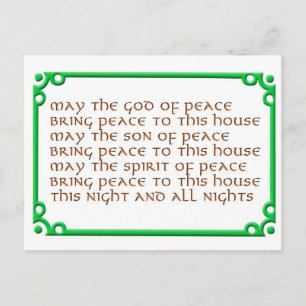 Sage diesem Haus! Postkarte