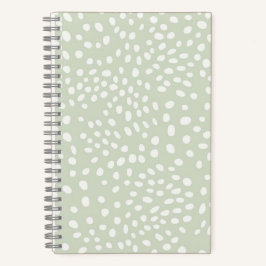 Sage Dotted Delight Notebook Notizbuch