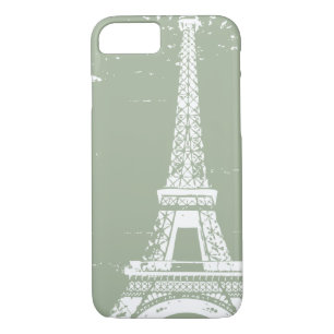 Sage Eiffel Tower iPhone 7 Fall Case-Mate iPhone Hülle