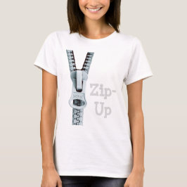 Sage es mit seinem T - Shirt Zip-Up White Gray von