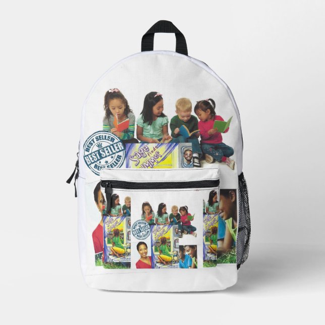 SAGE FINDET SOMMERdrucktasche zum Nähen Bedruckter Rucksack (Vorderseite)