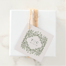 Sage Garden Geschenkmarke Wedding Party Favoriten Geschenkanhänger