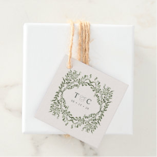 Sage Garden Geschenkmarke Wedding Party Favoriten Geschenkanhänger