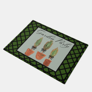 Sage Garden Topiary Rug Mat Doormat Fußmatte