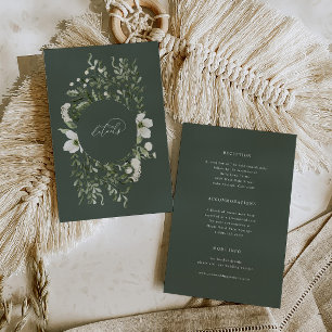 Sage Garden Wedding Info Details Eintrittskarte Einladung