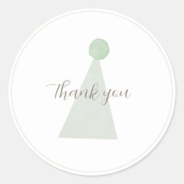 Sage Green Albern Gose Party Hutaufkleber Runder Aufkleber