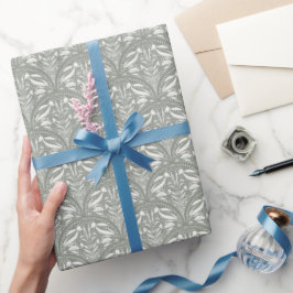 Sage Green Art Deco | Moderner Küstenluxus Geschenkpapier
