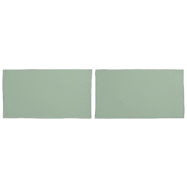 Sage Green Bedding Pillowcases – Soft Green Matchi Kissenbezug (Vorderseite-Set)