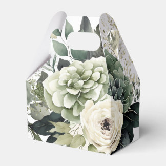 Sage Green Blume Fevor Box Geschenkschachtel