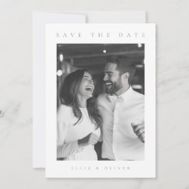 Sage Green Boho Foto Save the Date 1 Einladung