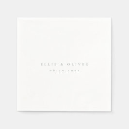 Sage Green Boho Hochzeit Moderner Cocktail Serviette