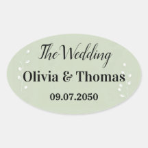 Sage Green Botanical Wedding