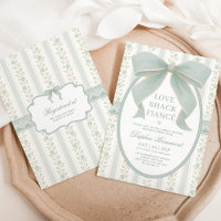 Sage Green Bow Liebe Shack Fiancer Brautparty